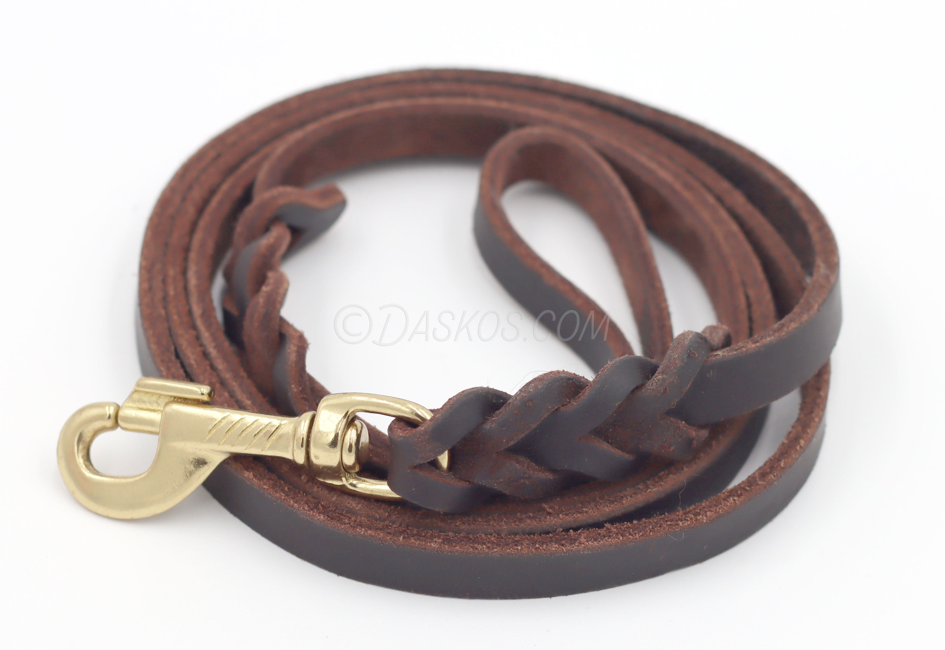 Premium Leather Dog Lead by Canine Exrteme