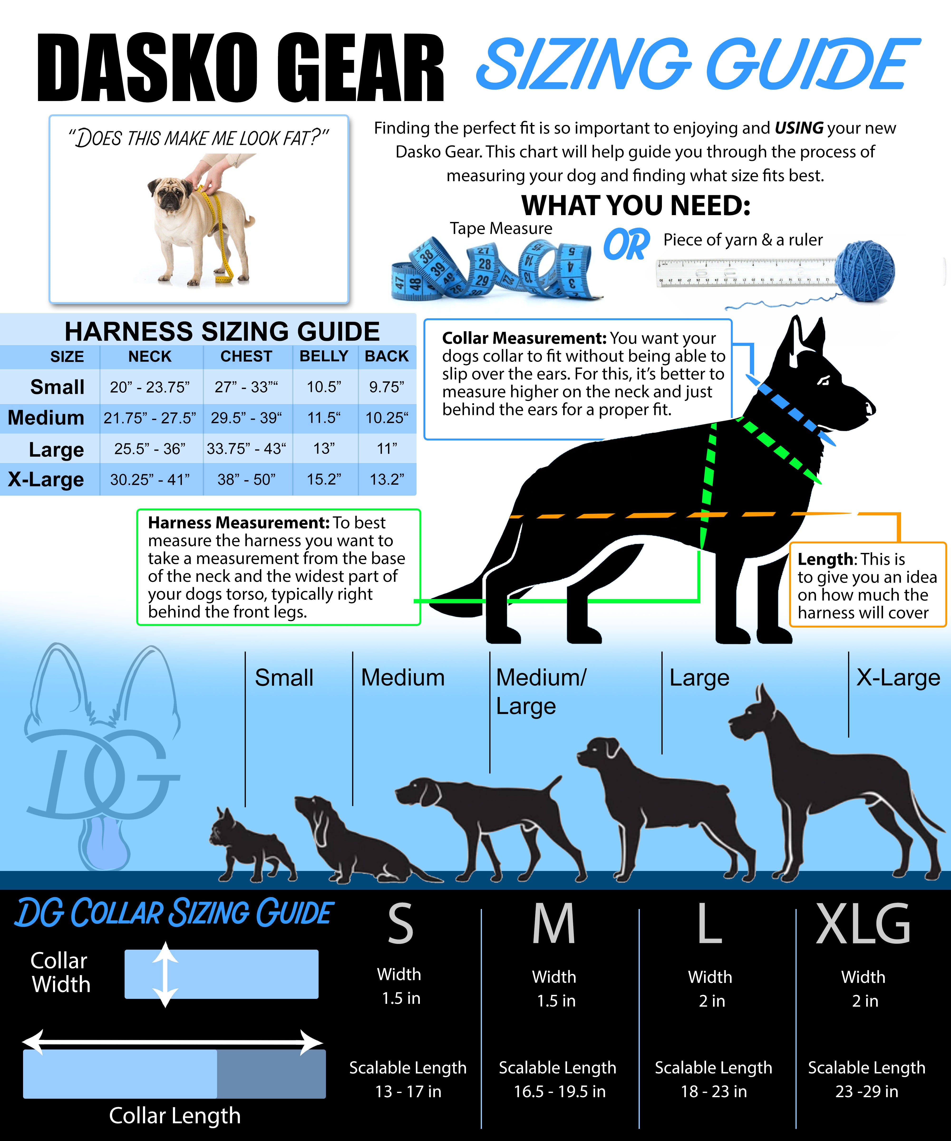 Dasko Gear Magnetic - Tactical Dog Harness